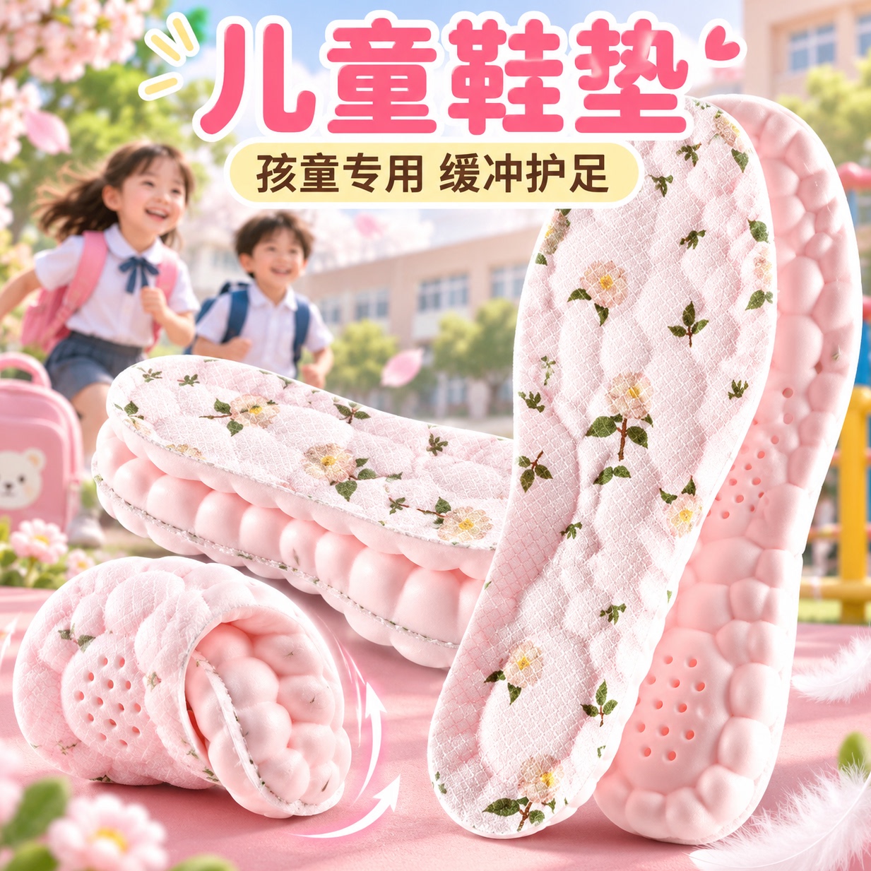 儿童鞋垫小孩专用除臭留香吸汗
