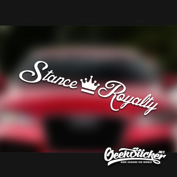 ¸öÐÔÓ¢ÎÄǰµ²Ìù Stance royaltyÅ·ÃÀ³±Á÷µ²·ç²£Á§ÌùÎÄ×Ö·´¹â³µÌù
