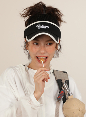 运动空顶帽子女2026年新款春夏季新款休闲户外防晒鸭舌帽遮阳帽男
