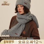 披肩2025新款 围巾女冬季 长款 秋冬加厚百搭两用羊绒高级感纯色围脖