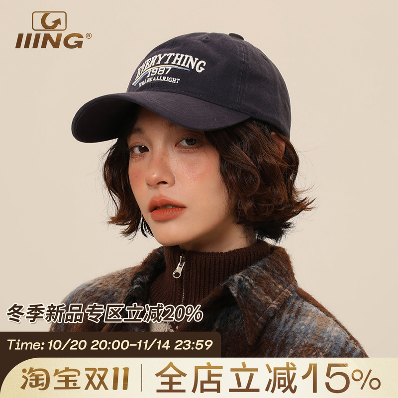 IIING帽控美式复古鸭舌帽