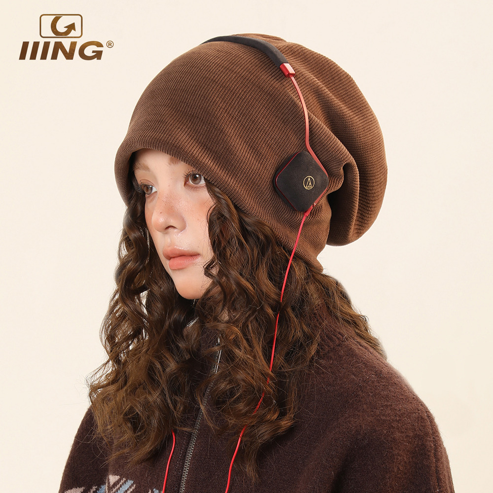 经典纯色灯芯绒堆堆帽