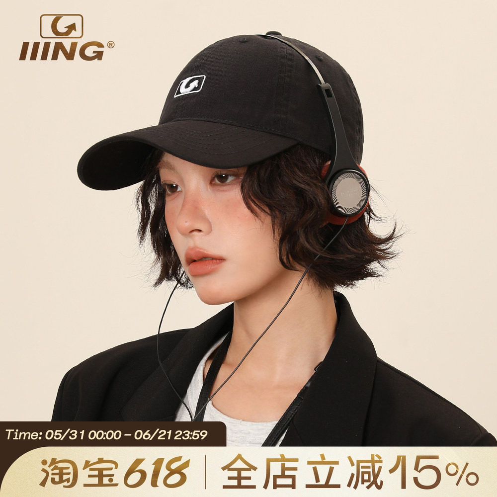 IIING帽控 大头围软顶防晒棒球帽男2026新款鸭舌帽显脸小帽子女夏