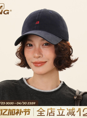 2026年新款防晒遮阳鸭舌帽女马字母刺绣棒球帽大头围显脸小帽子男