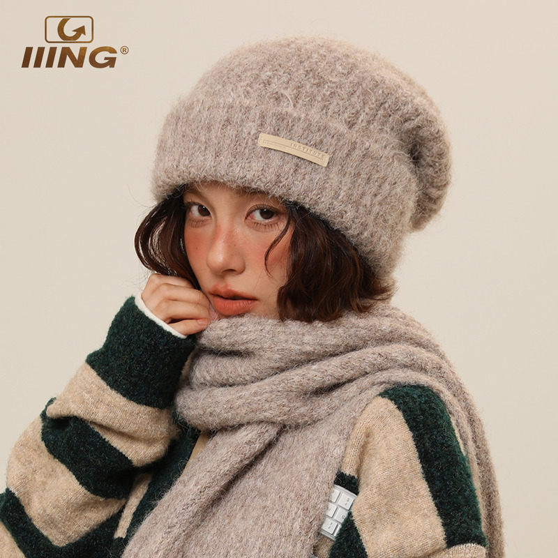 IIING帽控织唛标针织帽