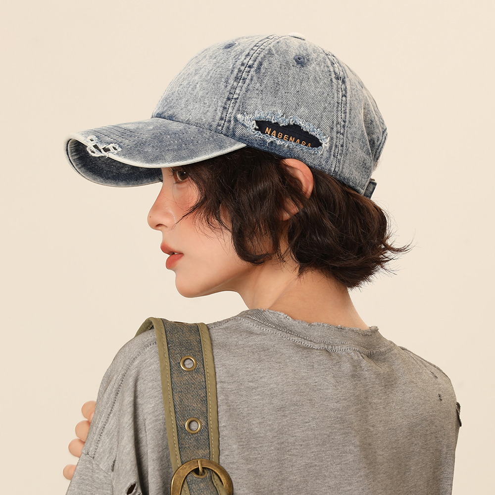 IIING帽控复古水洗做旧鸭舌帽