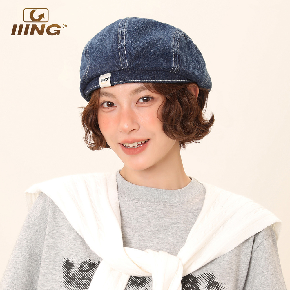 IIING帽控夏季造型感薄款贝雷帽