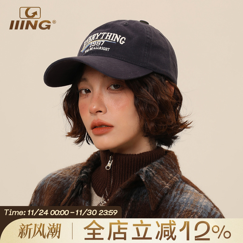 IIING帽控美式复古鸭舌帽