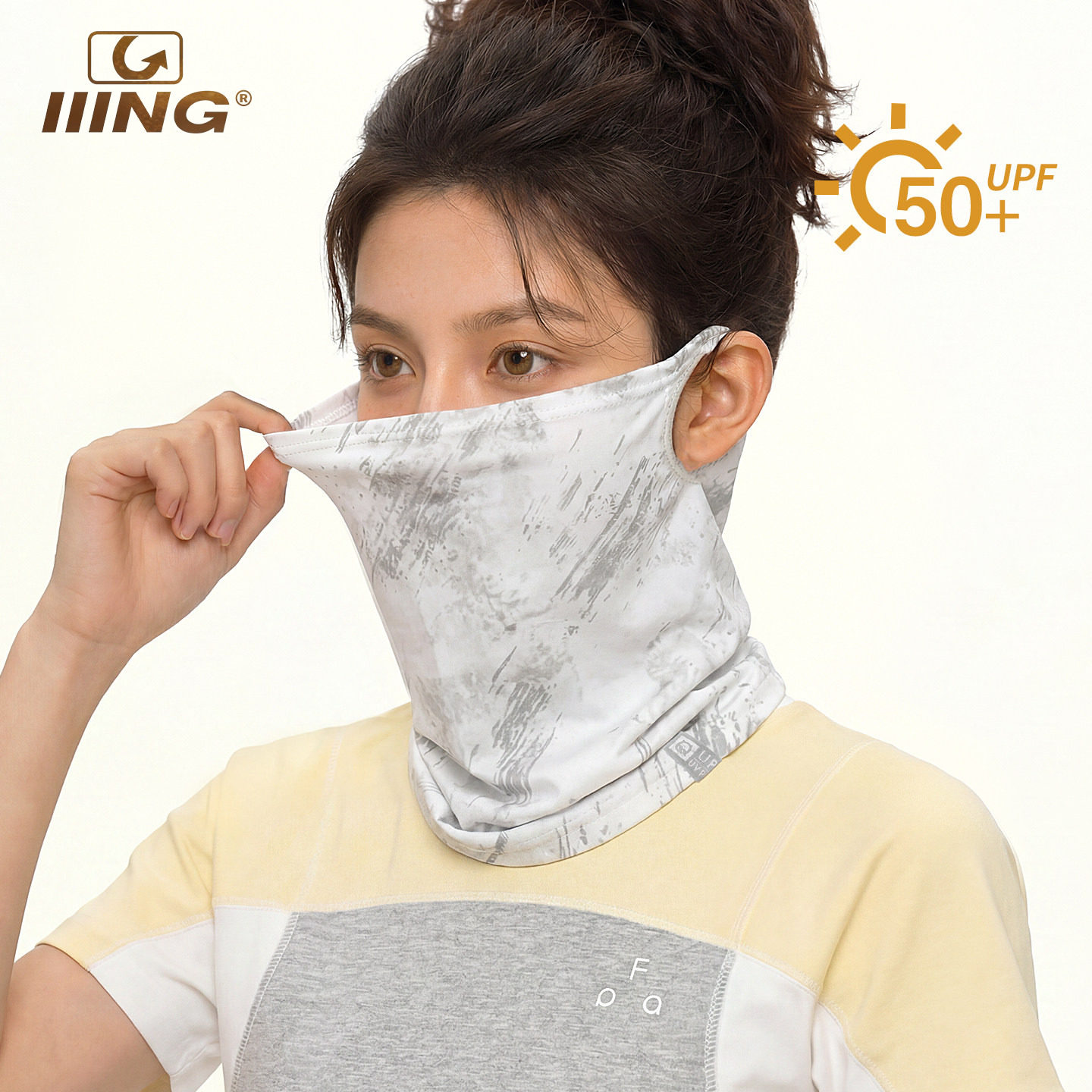 户外挂耳防晒面罩女防紫外线透气骑行开车登山护脸遮阳运动脖套男图片