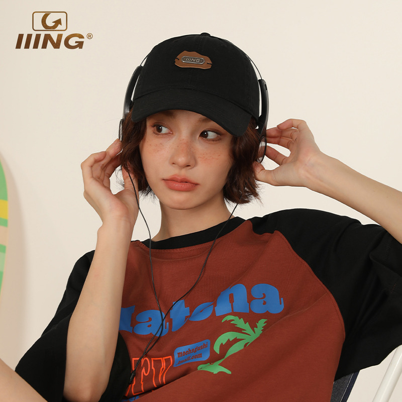 IIING帽控原创贴标鸭舌帽