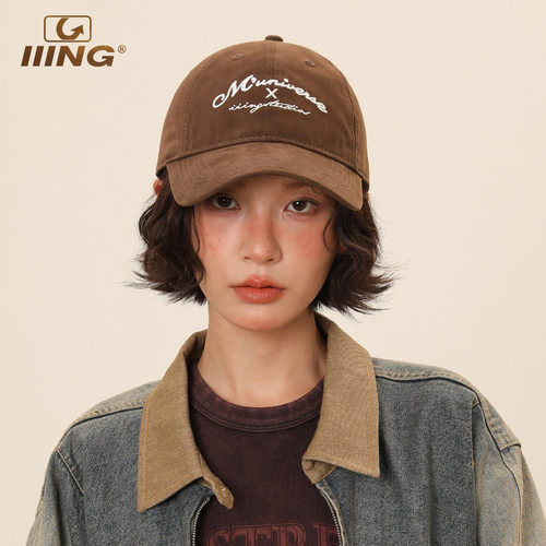 IIING帽控美式复古鸭舌帽