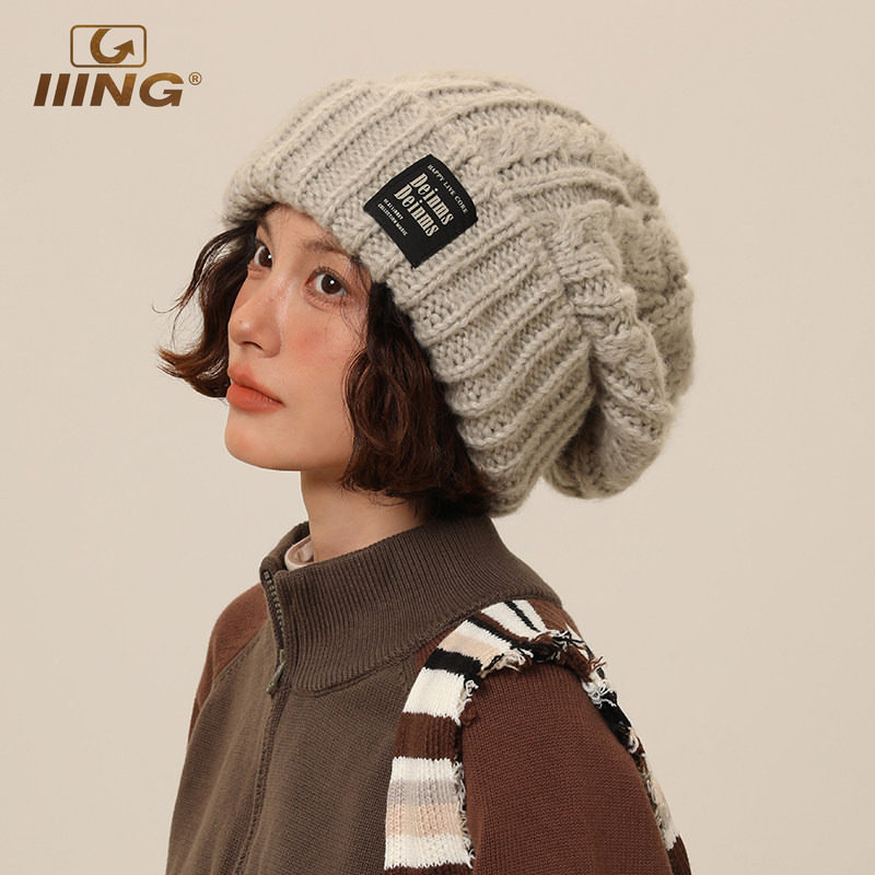 IIING帽控织唛标针织帽图片