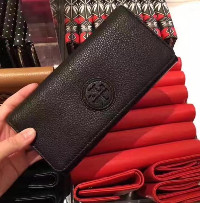 2018爆款專柜團購限時限量TB信封中長款荔枝紋牛皮錢包錢夾女士包