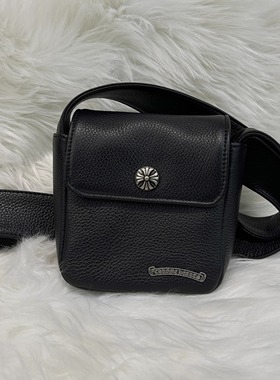 新款克罗芯男女同款包单肩斜挎小方包HotPot火锅包牛皮宽带手机包