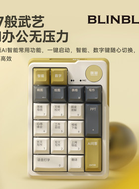 咪鼠MK17AI小键盘智能语音