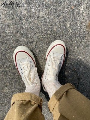 2023夏季新款低帮复古1970s白色学生ins潮搭帆布鞋女百搭滑板鞋男