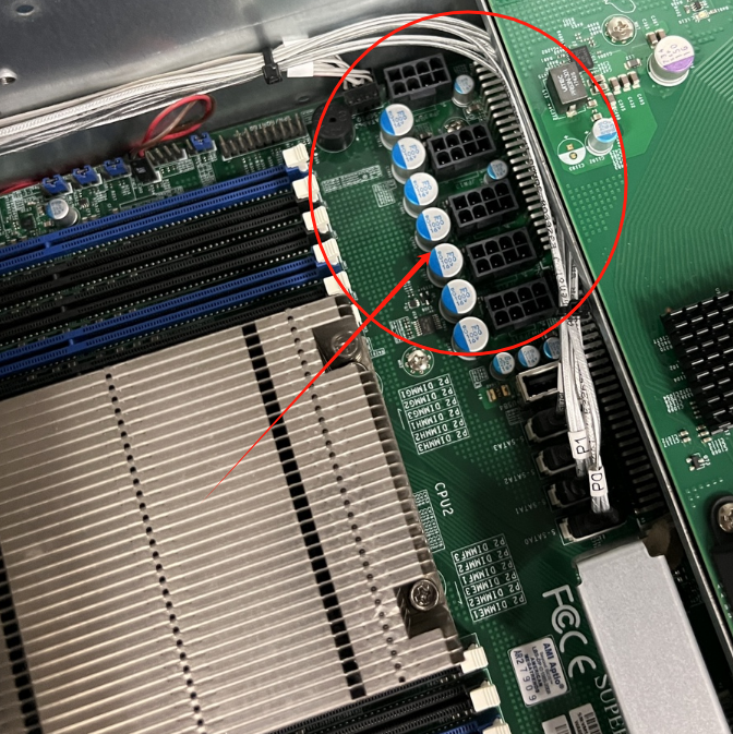 超微 4028 服务器显卡GPU供电线 4090 3090 A100 A6000 A770 5090