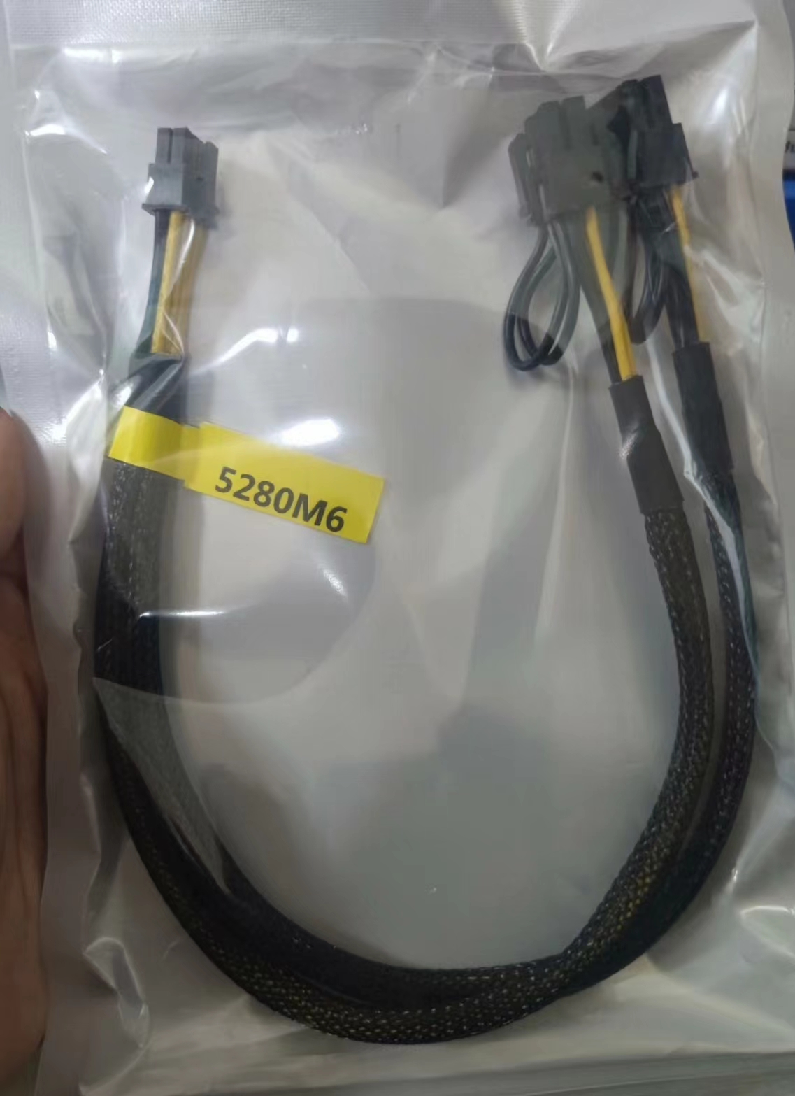 浪潮NF5280 M6服务器专用GPU供电线小8P转双8pin3090电源线4090