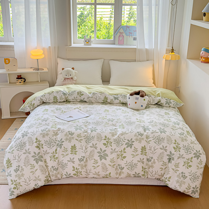 秋冬新款100%全棉纯棉被套