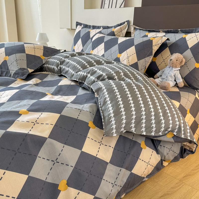 四件套纯棉床单款北欧风