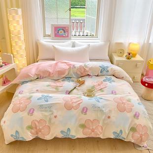 100%新疆全棉被套纯棉被罩单件单人学生150x200x230双人斜纹被单