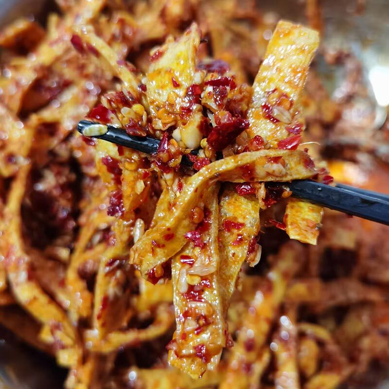 湖南辣味零食 豆干 酒槽辣条 非真空包装150g3份包邮