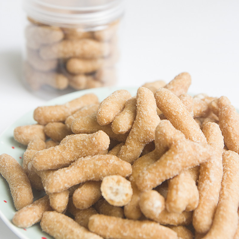 兰花根 湖南攸县土特产 传统糕点 甜食 休闲零食 手工制作 一罐