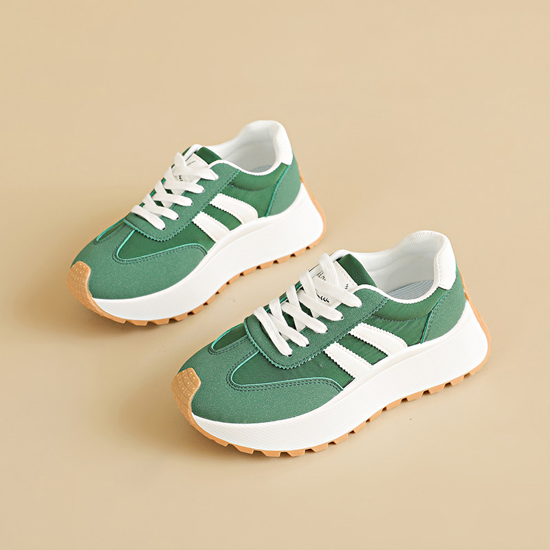 网面透气运动鞋女2026年春夏季新款厚底老爹鞋轻便防滑旅游