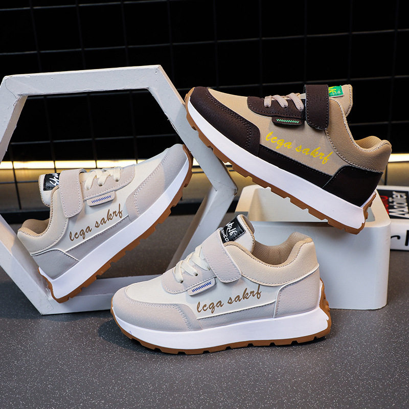 热卖时尚儿童板鞋2026春秋季男童百搭女童休闲运动鞋韩版中大童跑