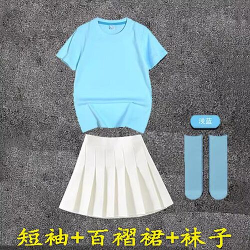 新款孩子的天空演出服儿童彩色糖果色Tt恤短袖纸飞机Y幼儿园班服