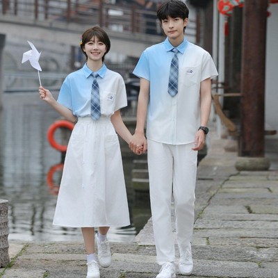 新选高货a高中生毕业成人礼服女JK裙套装英伦班服学院风初中学生