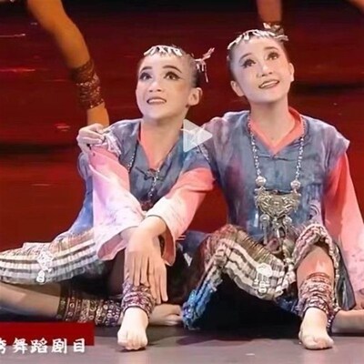 新品第十二届小荷风采金奖民族A舞蹈佤族远山的歌演出服苗族服装