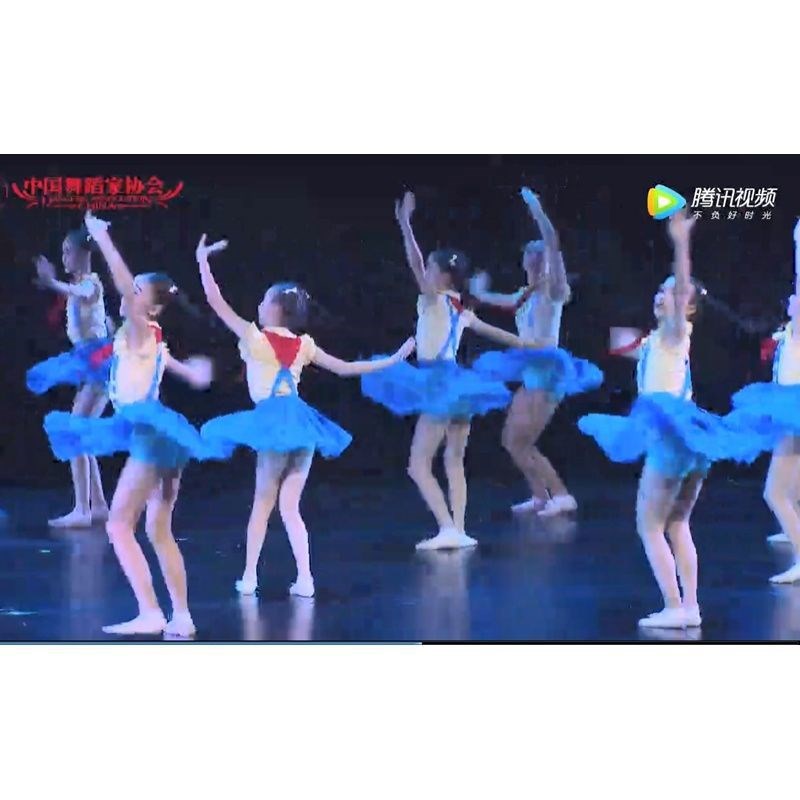 新选六一让我们荡起双桨舞蹈演A出服小荷风采红领巾合唱服男女童