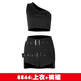 新款女团a演出服韩舞服装爵士舞蹈服装kpop打歌服成人嘻哈跳舞服