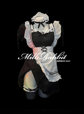 Cy奶兔「万圣节女仆」制服cosplay女仆裙女装qqny内衣