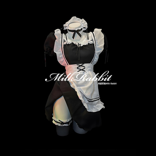 Cy奶兔「万圣节女仆」制服cosplay女仆裙女装 qqny内衣