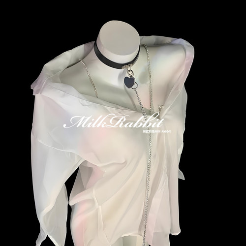 Cy奶兔「若隐若现」爆款禁欲系内衣qqny男友衬衫性感秘书制服睡衣