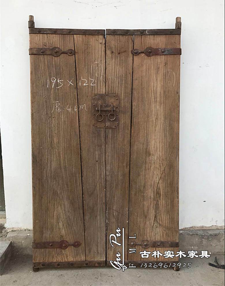 老大门 老榆木大门 茶馆会所装饰大门 实木大门 老木门 古典门