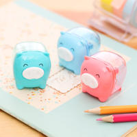 Deli Mini Piglet Pencil sharpener 0557, Deli Pencil sharpener, Pencil sharpener, Cute pencil sharpener, rotary pencil sharpener thumbnail 2
