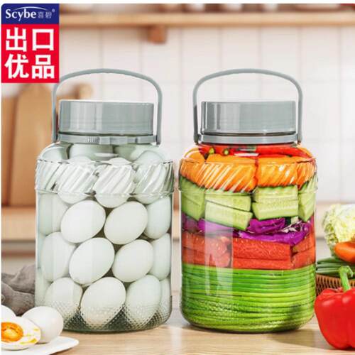 喜碧大容量加厚玻璃泡菜坛密封罐
