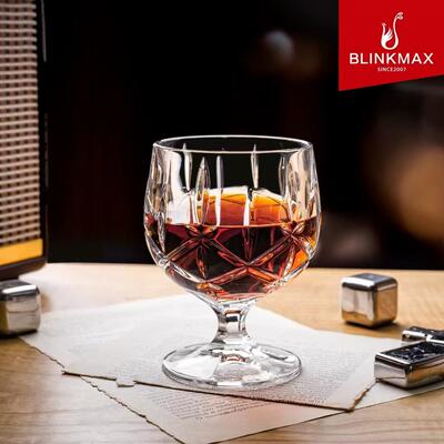 丽尊创意威士忌酒杯高脚白兰地杯