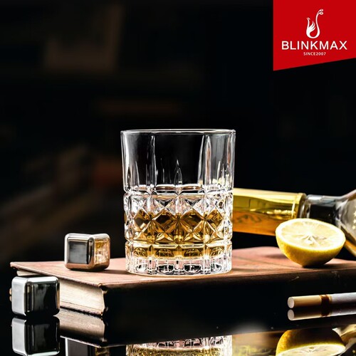 丽尊玻璃水杯泡茶杯威士忌洋酒杯