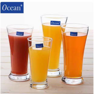 欧欣Ocean进口透明玻璃杯耐热泡绿茶毛尖专用杯果汁饮料杯啤酒杯