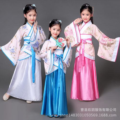 六一儿童古装唐装女童古装仙女装