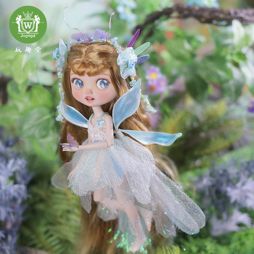 正品bjd娃娃希尔芙精灵翅膀6分