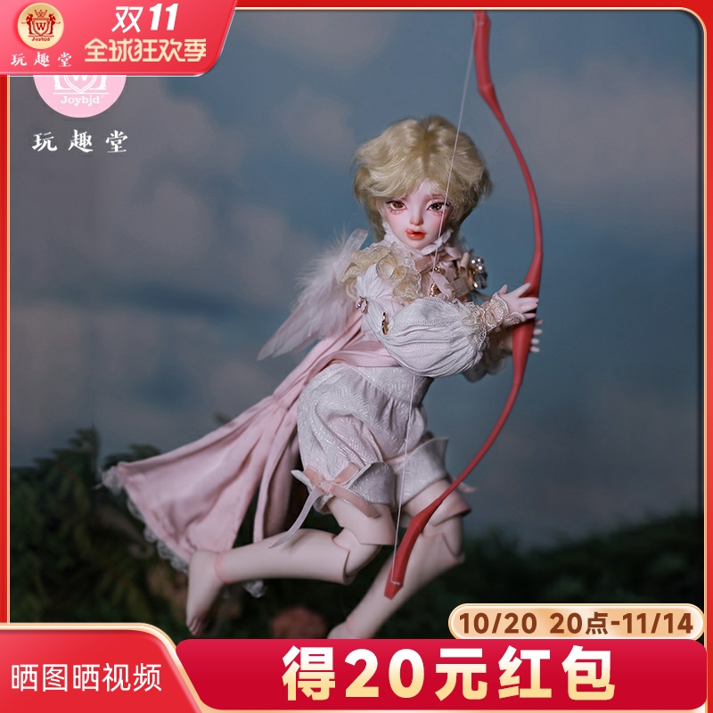 4分bjd娃娃爱神之箭羽毛翅膀