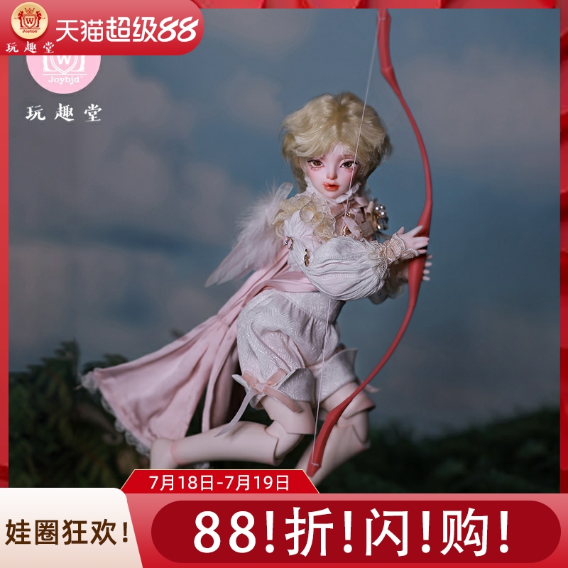 4分bjd娃娃爱神之箭羽毛翅膀