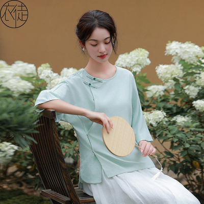 新中式茶服茶艺服中国风