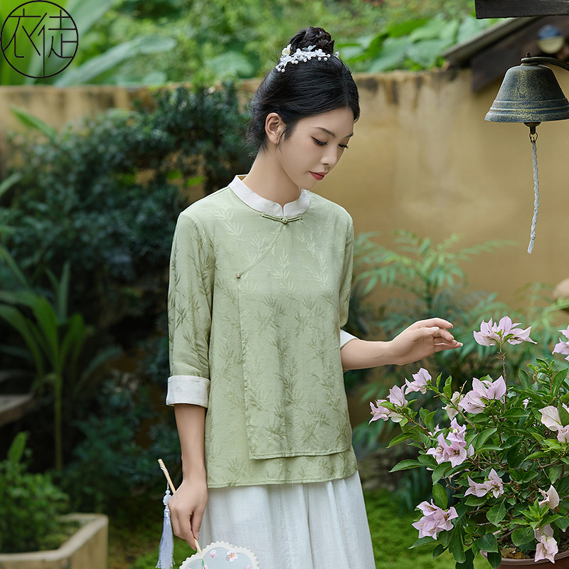 高端新中式茶服套装2026新款女图片