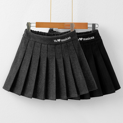 秋冬新款韩版百搭风女孩半身短裙